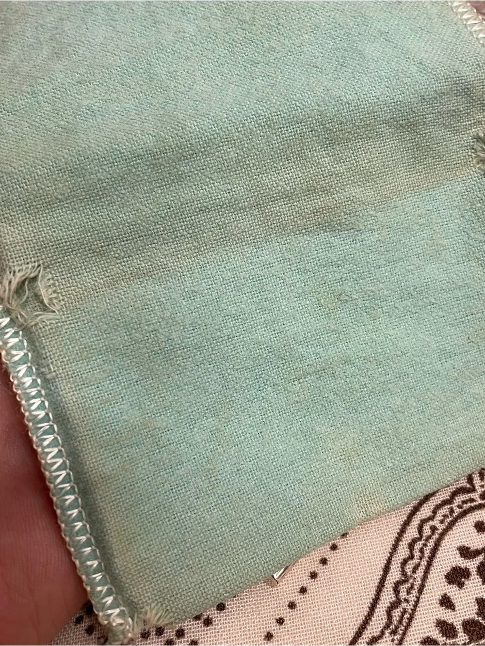 VINTAGE TIFFANY & CO SILVER BUSINESS CARD HOLDER WITH DUSTBAG